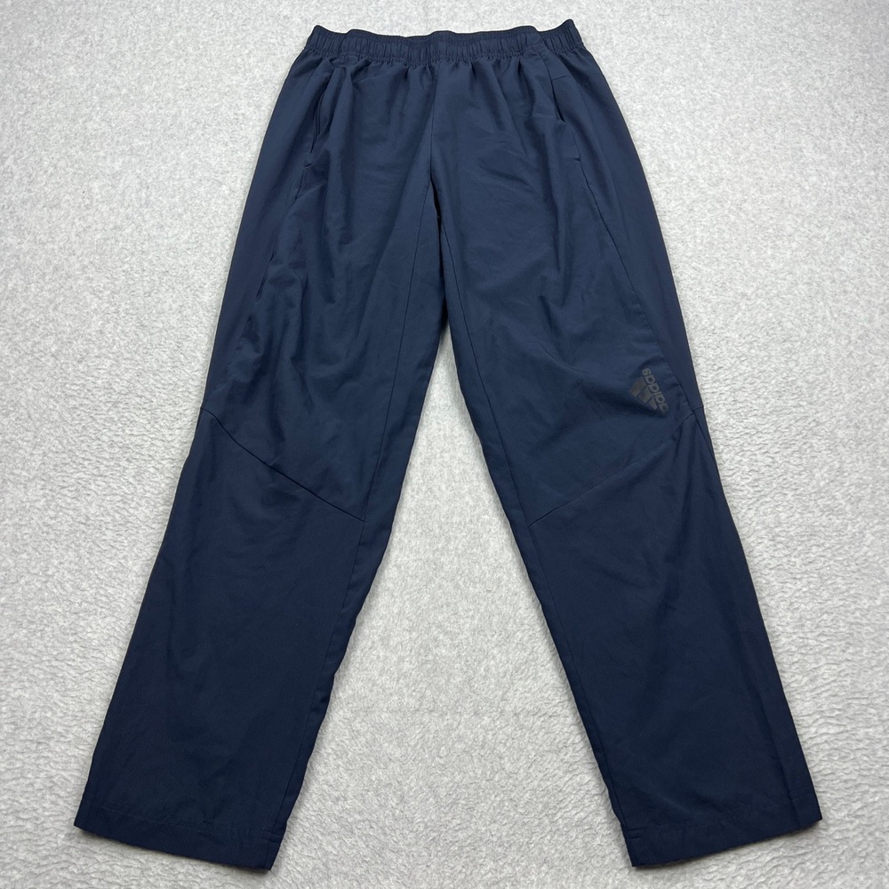 Adidas Training Pants Mens Large Navy Aeroready D4M Movement Pull On Stretch Gym